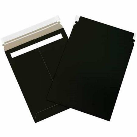BOX PARTNERS 17 x 21 in. Black Self-Seal Flat Mailers, 100PK RM1721BK